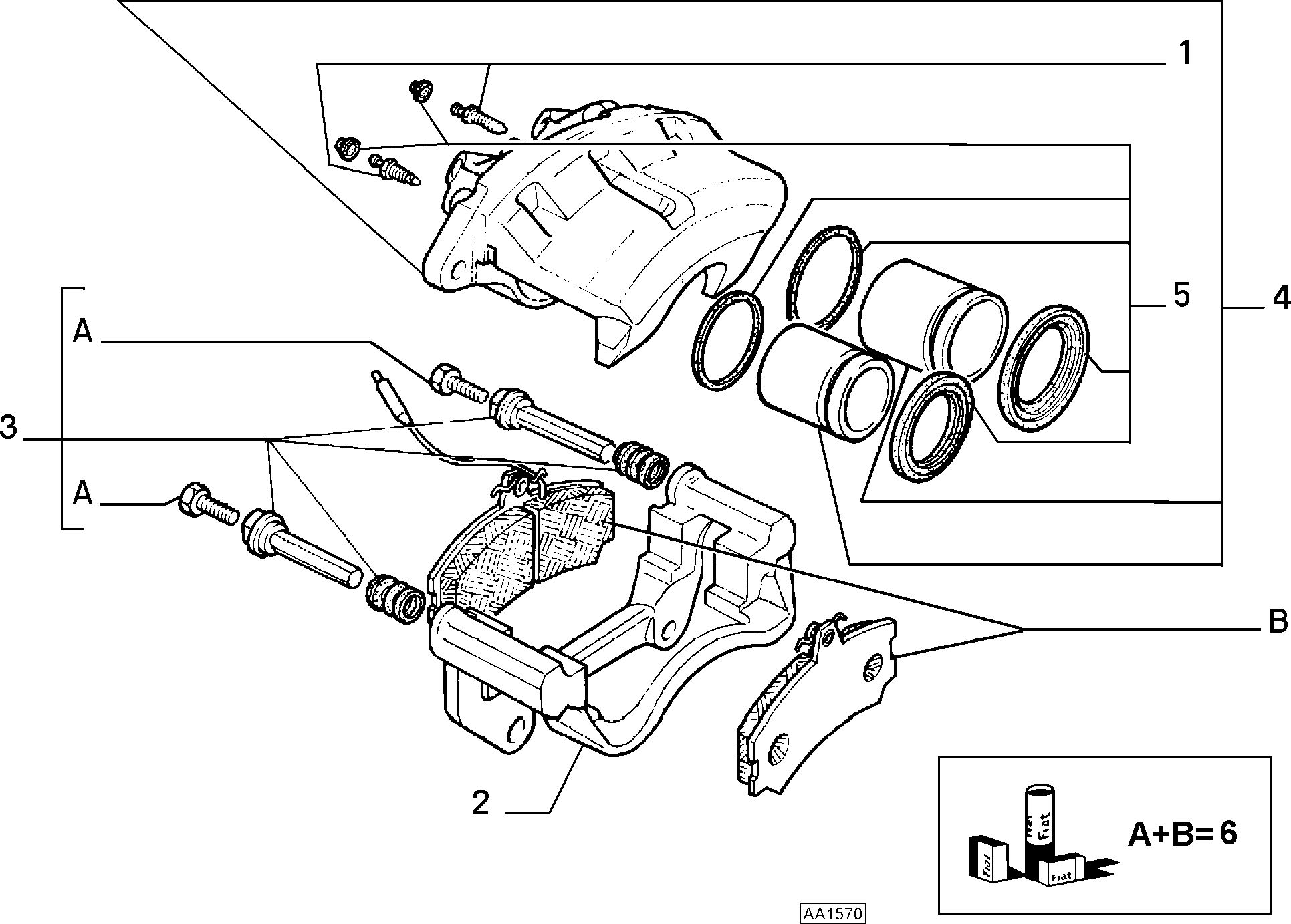 FCA 9945070 - Set placute frana,frana disc allinparts.ro