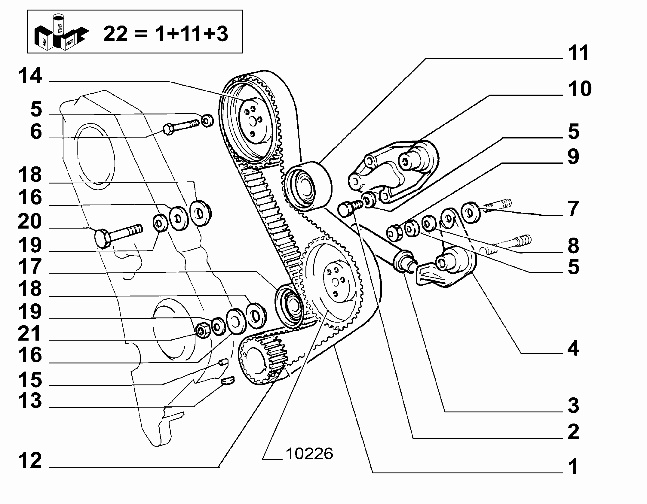 GM 98419390 - Curea transmisie cu caneluri allinparts.ro