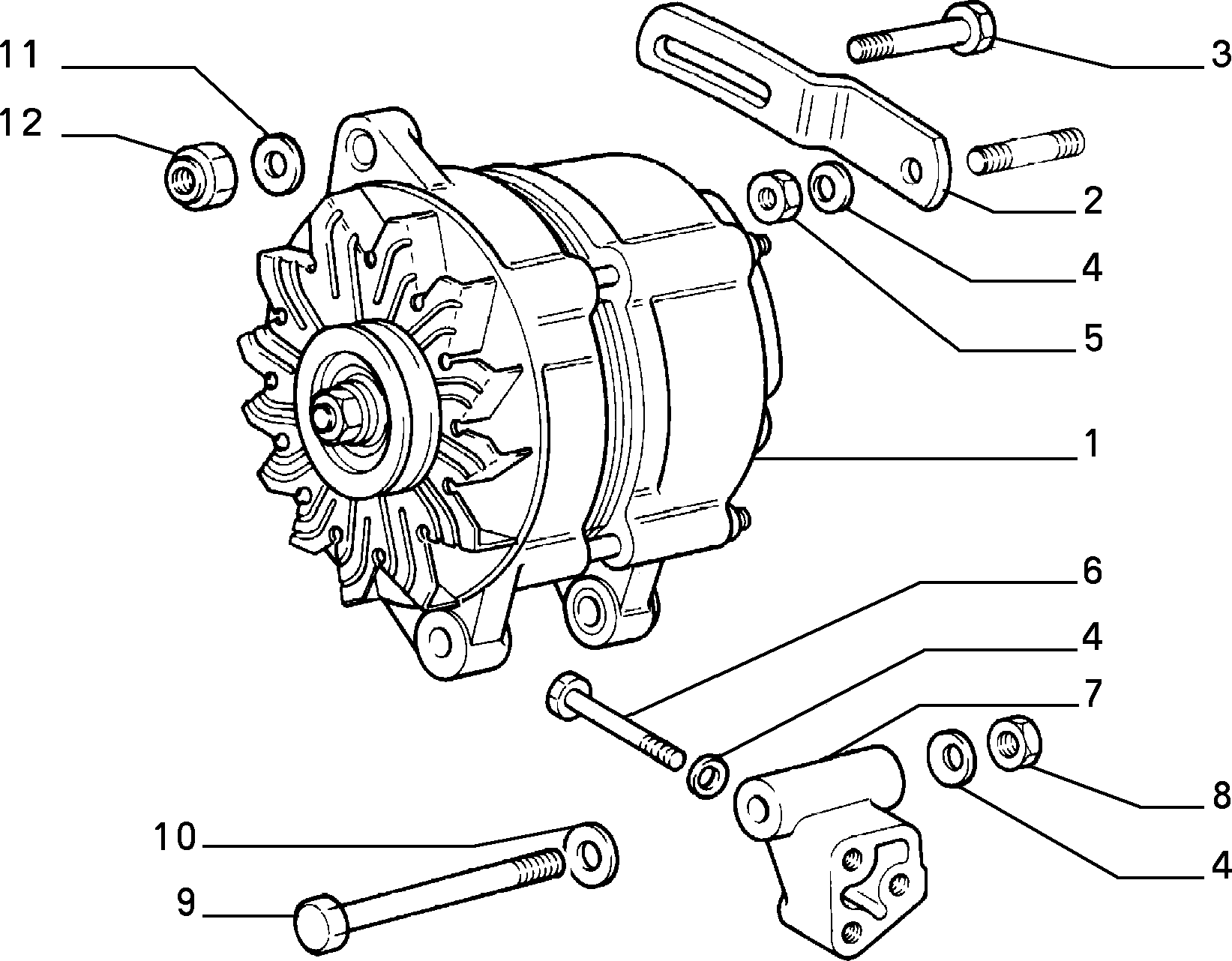 IVECO 4769911 - Generator / Alternator allinparts.ro