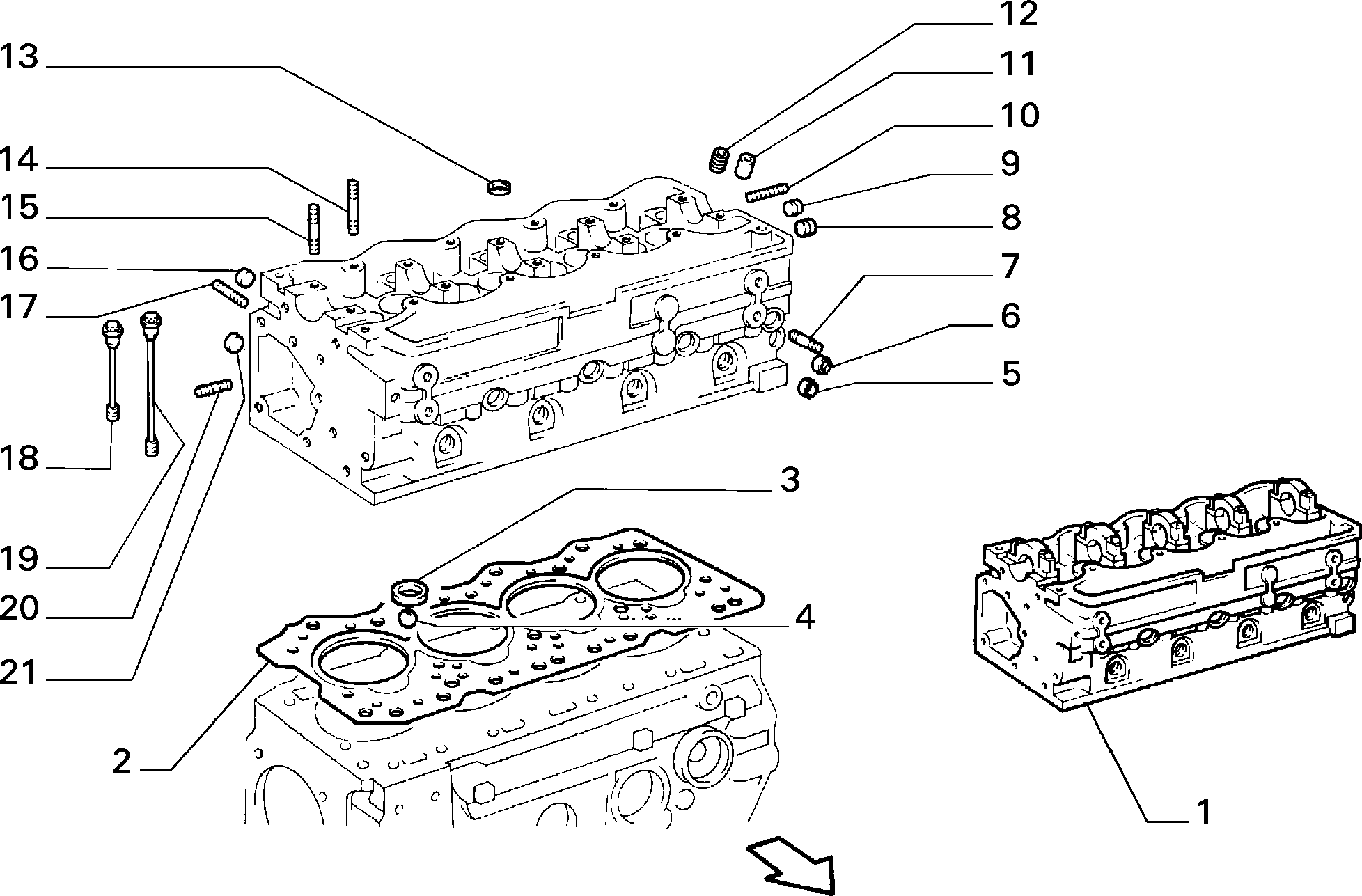FCA 4828150 - Set surub, chiulasa allinparts.ro