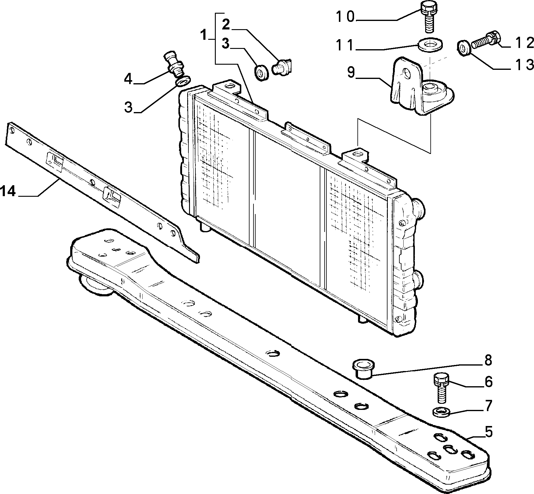 PSA 1311003080 - Radiator, racire motor allinparts.ro
