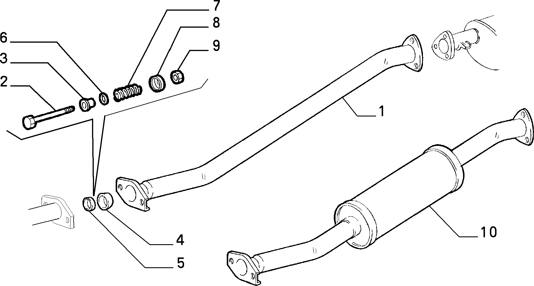 IVECO 9.152.127.080 - IVECO 9.152.127.080 - Surub, sistem de esapament allinparts.ro