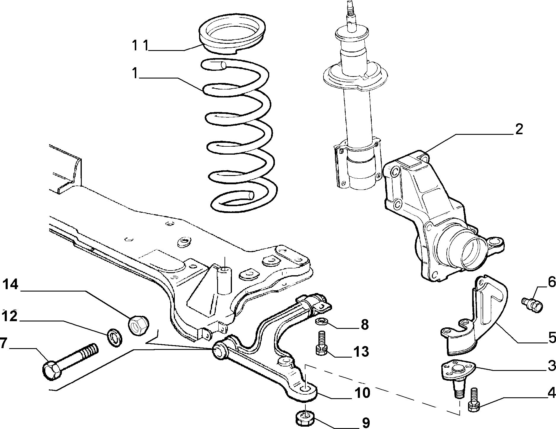 PSA 1300473080 - Articulatie sarcina / ghidare allinparts.ro