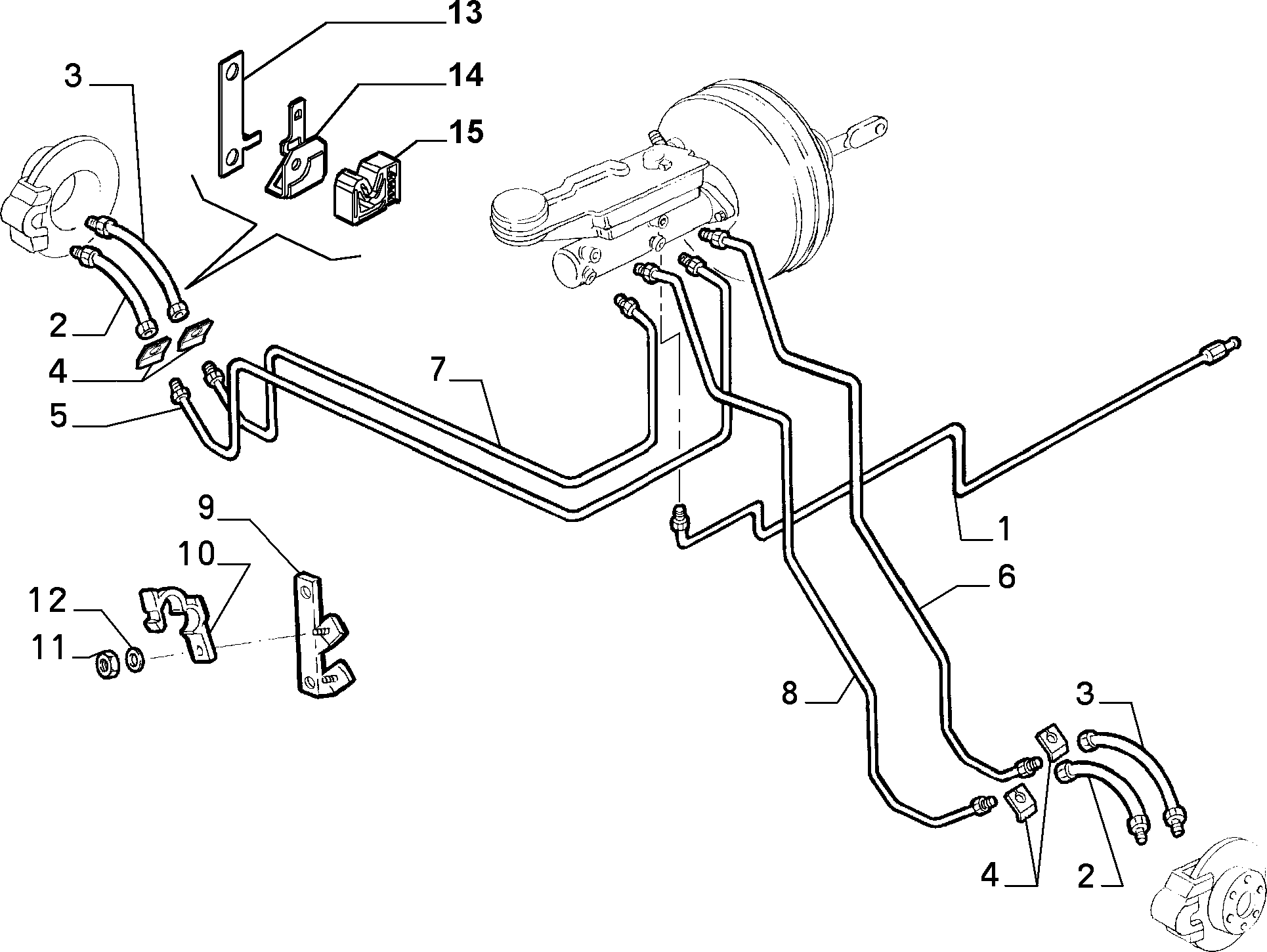 PSA 1311401080 - Furtun frana allinparts.ro