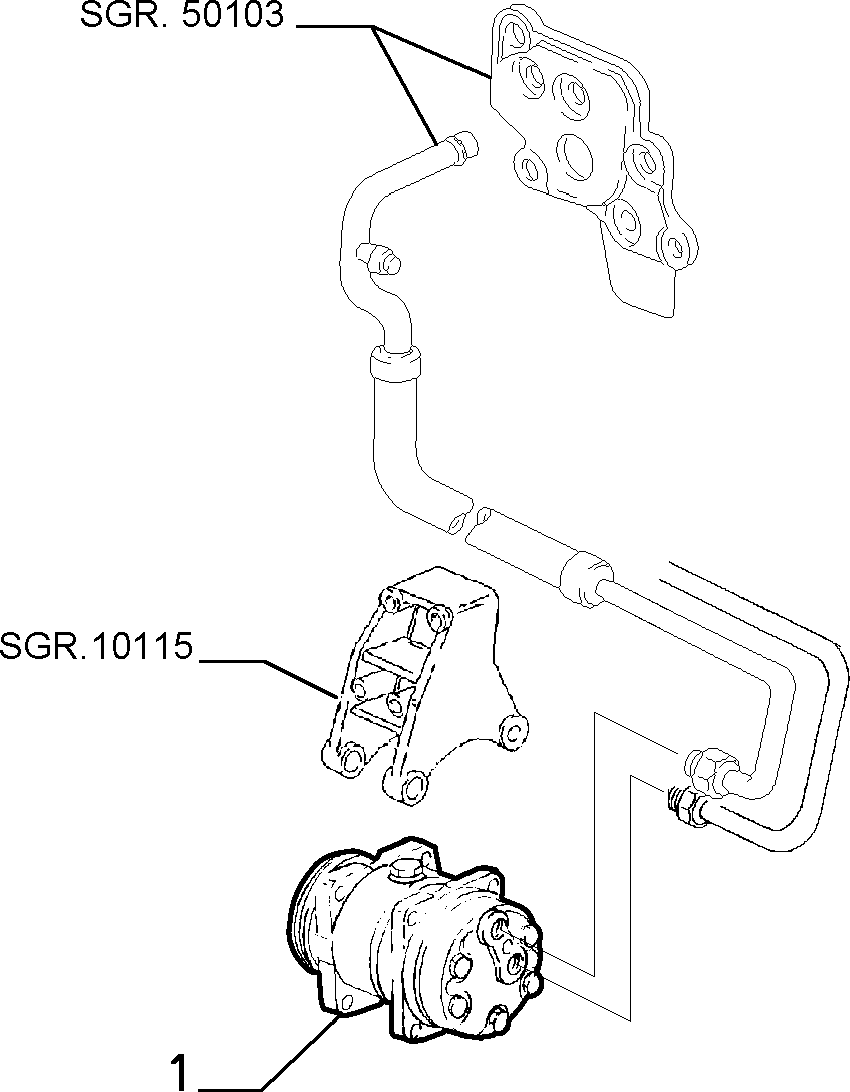 IVECO 98462134 - Compresor, climatizare allinparts.ro