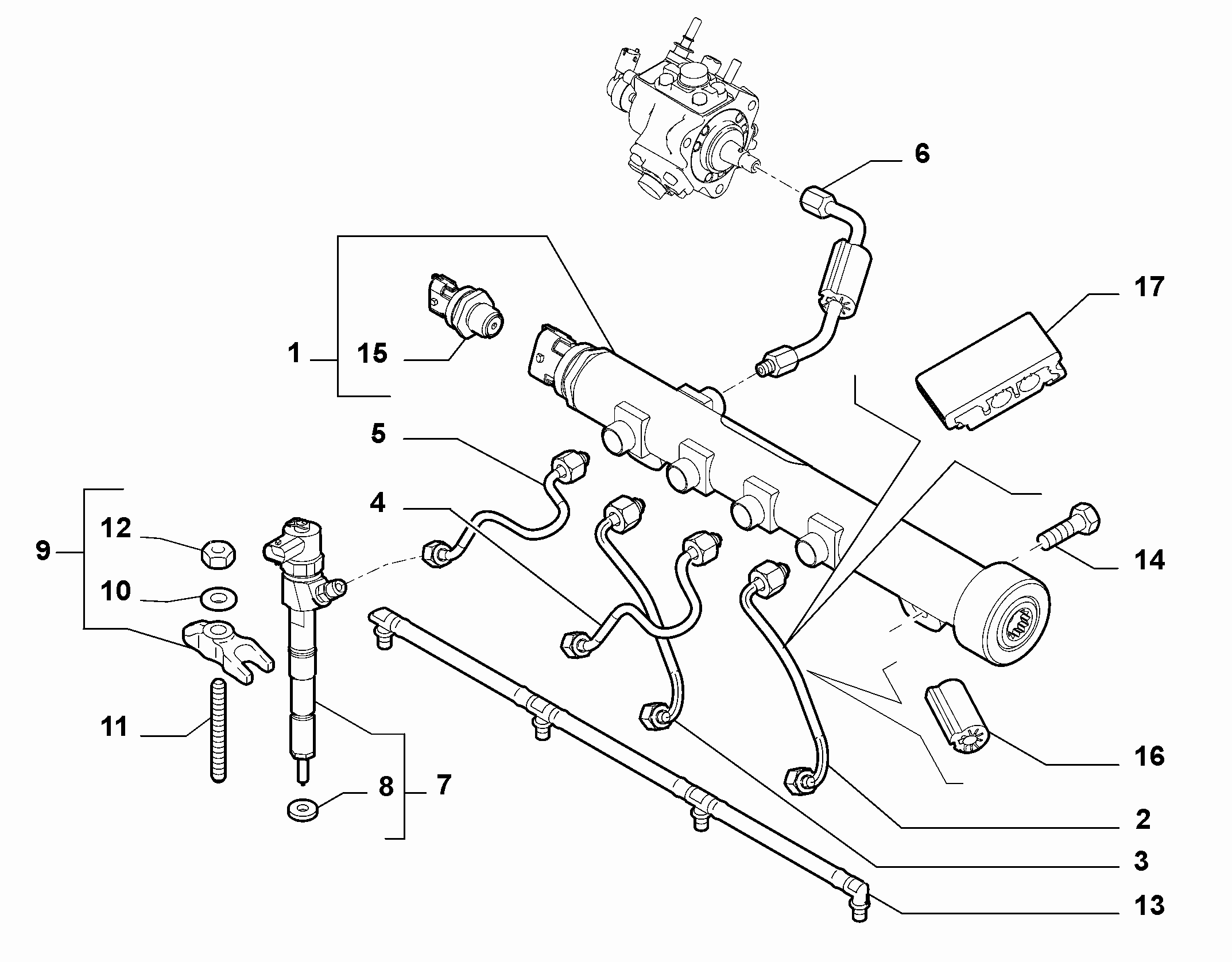 FCA 55221016 - Inel etansare, locas diuza allinparts.ro