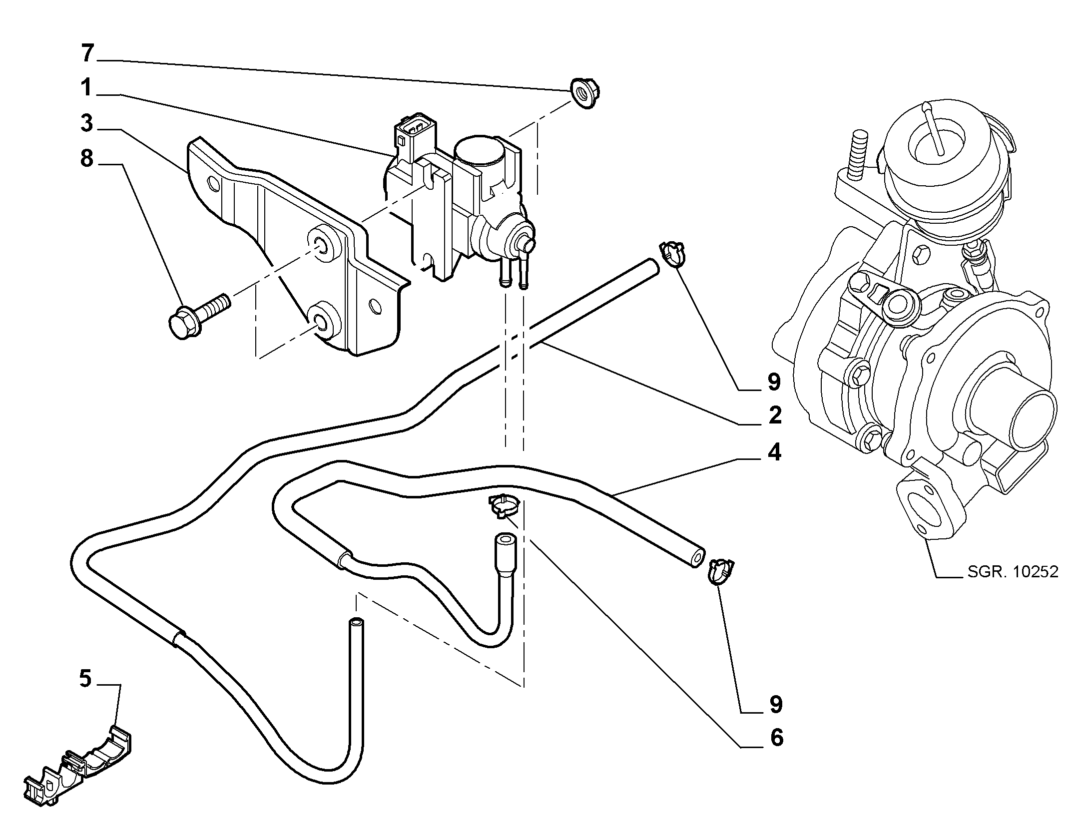 Land Rover 55256638 - Convertor de presiune, turbocompresor allinparts.ro