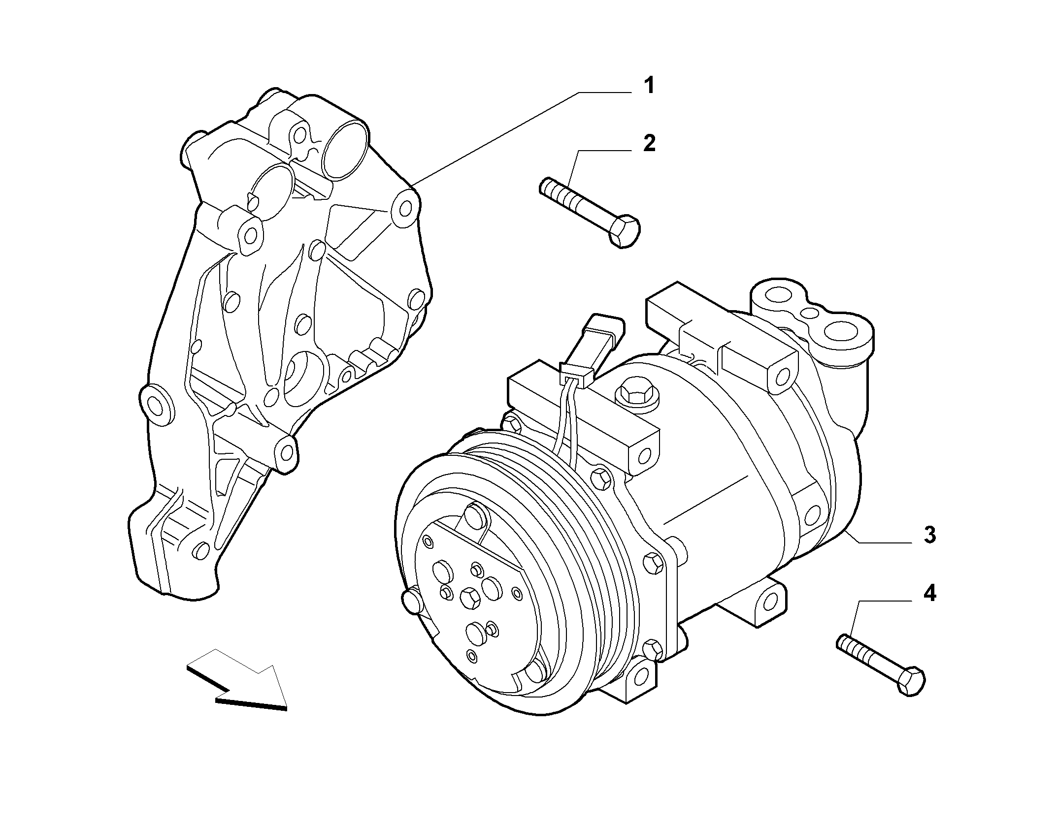FCA 51868880 - Compresor, climatizare allinparts.ro