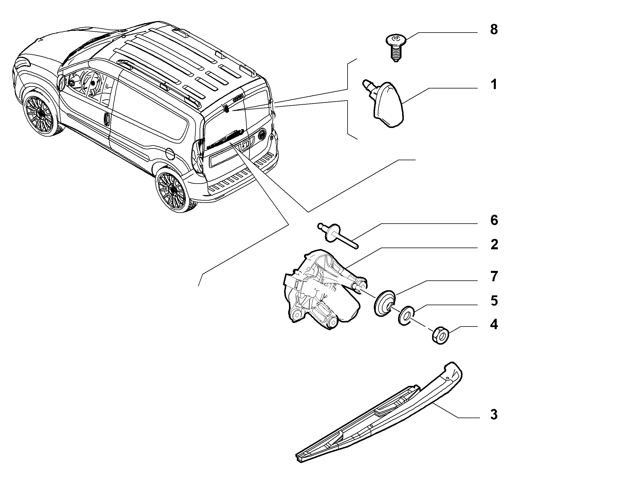 FCA 51811509 - Lamela stergator, far allinparts.ro