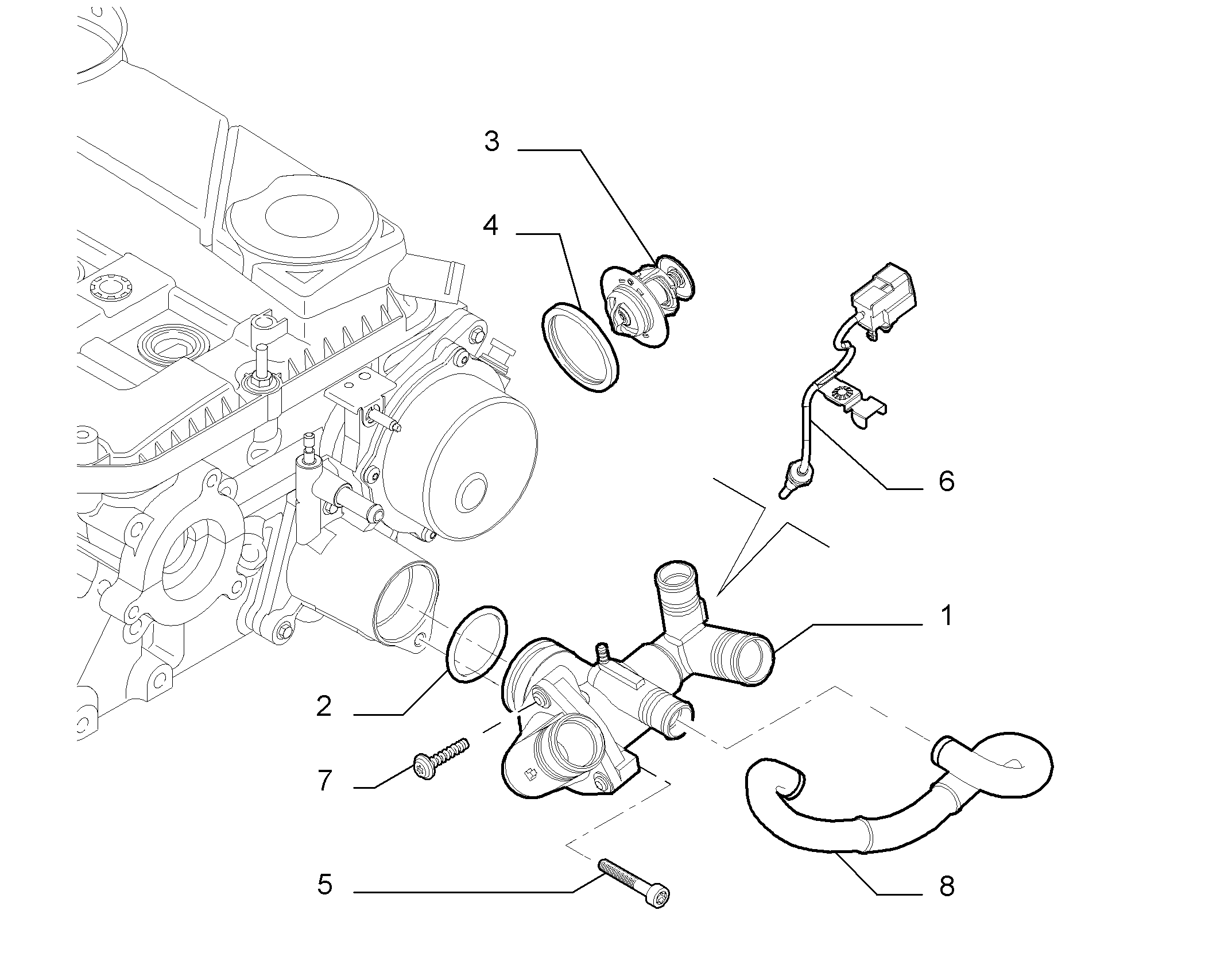 PSA 9660142880 - Senzor,temperatura lichid de racire allinparts.ro