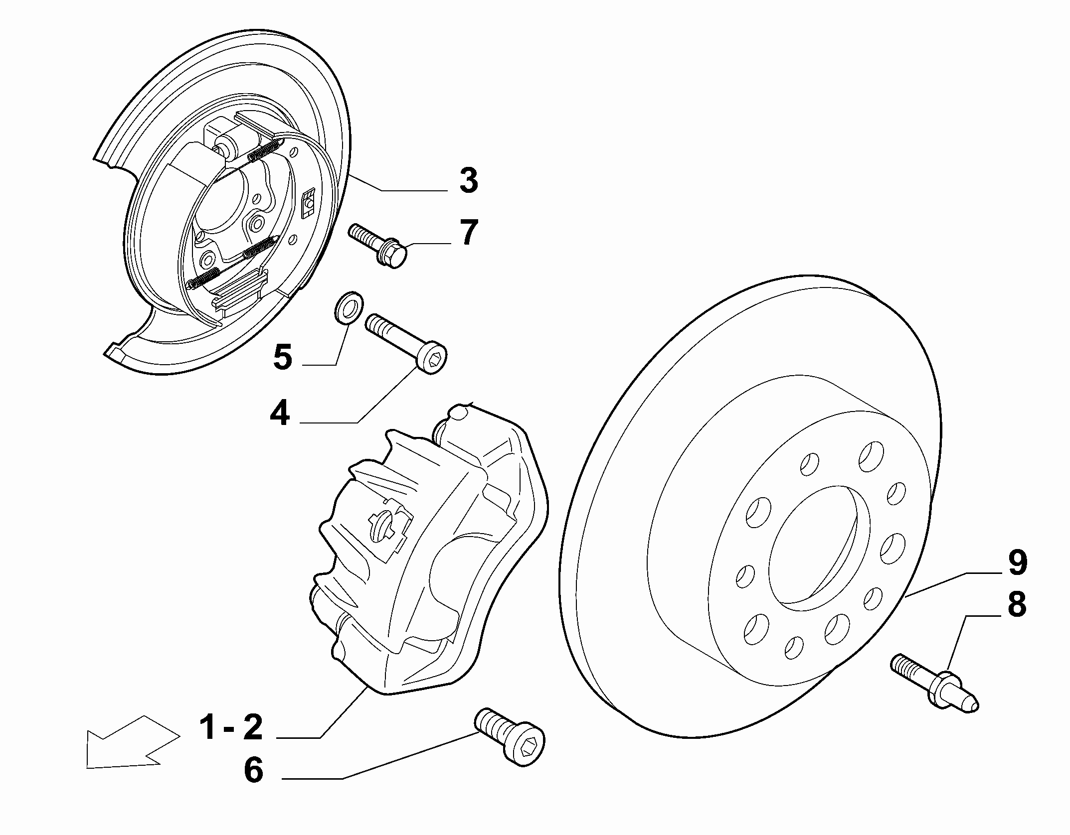 FCA 735353854 - Set reparatie, etrier allinparts.ro