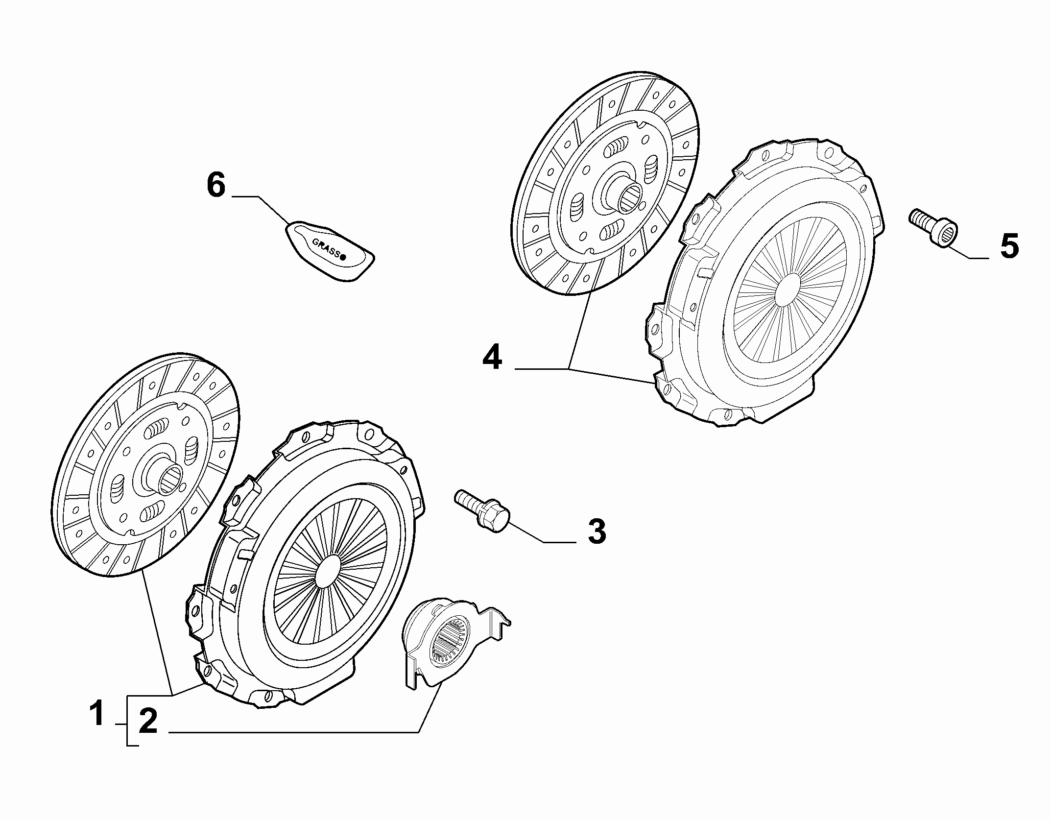 FCA 55210945 - FCA 55210945 - Set ambreiaj allinparts.ro