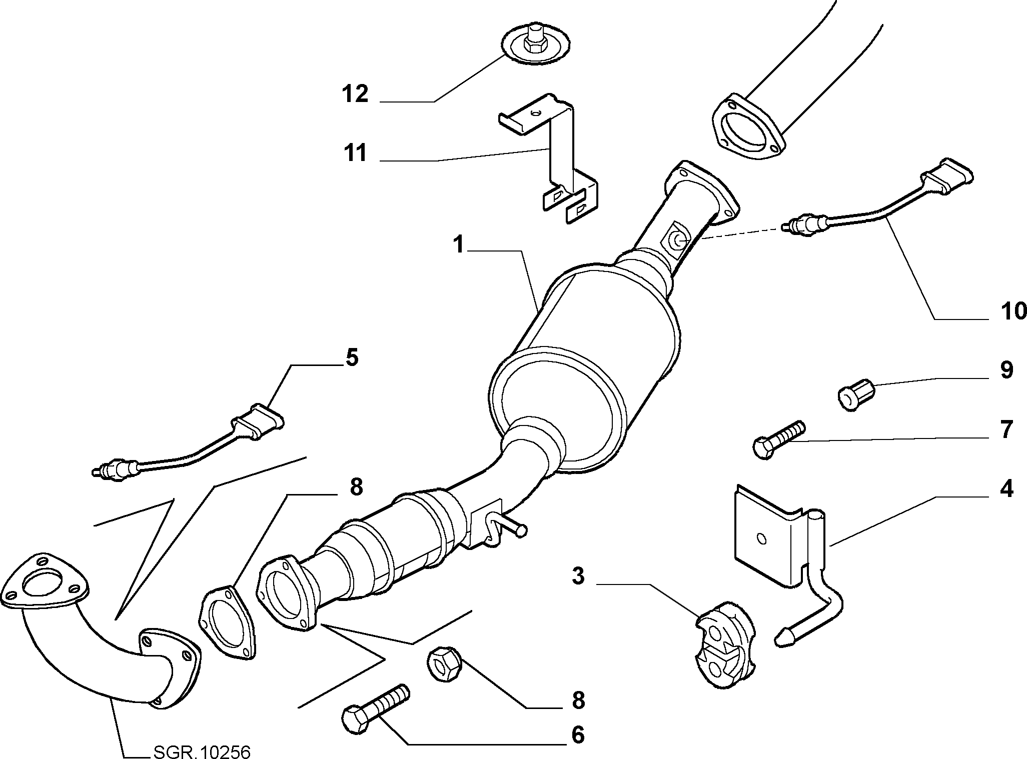 DACIA 96 35 978 580 - Sonda Lambda allinparts.ro