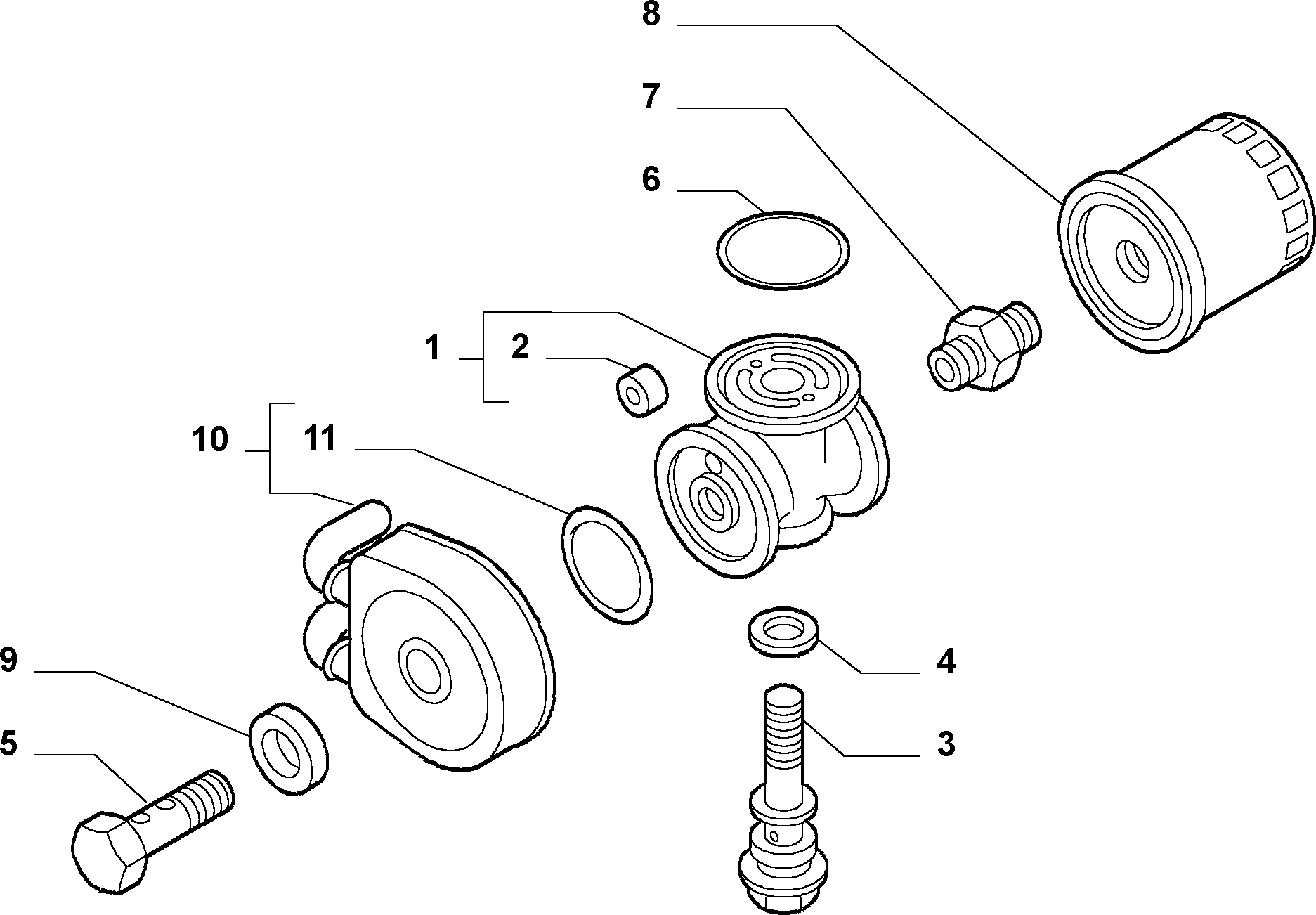 FCA 8093784 - Filtru ulei allinparts.ro