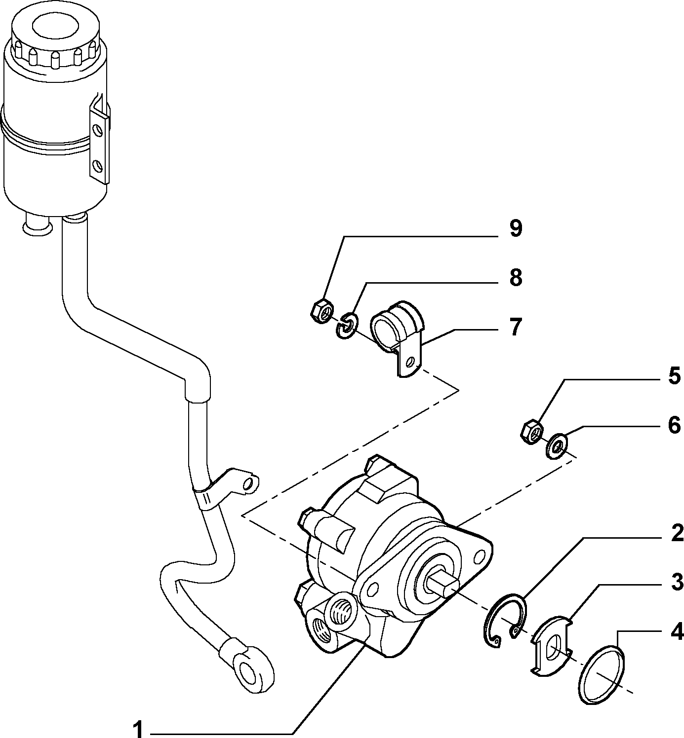 IVECO 46460675 - Pompa hidraulica, sistem de directie allinparts.ro