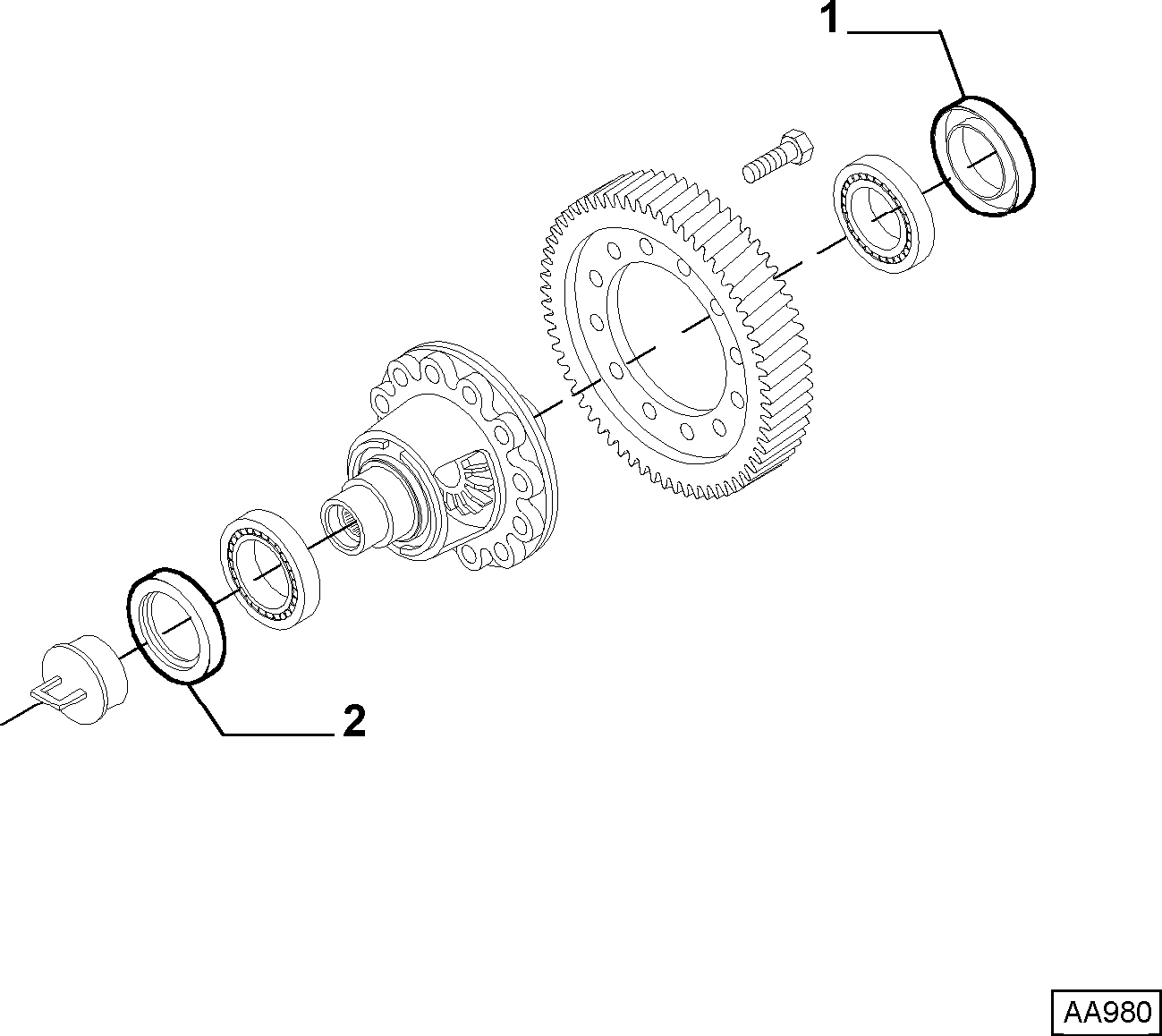 FCA 9948922 - Simering, cutie de transfer allinparts.ro