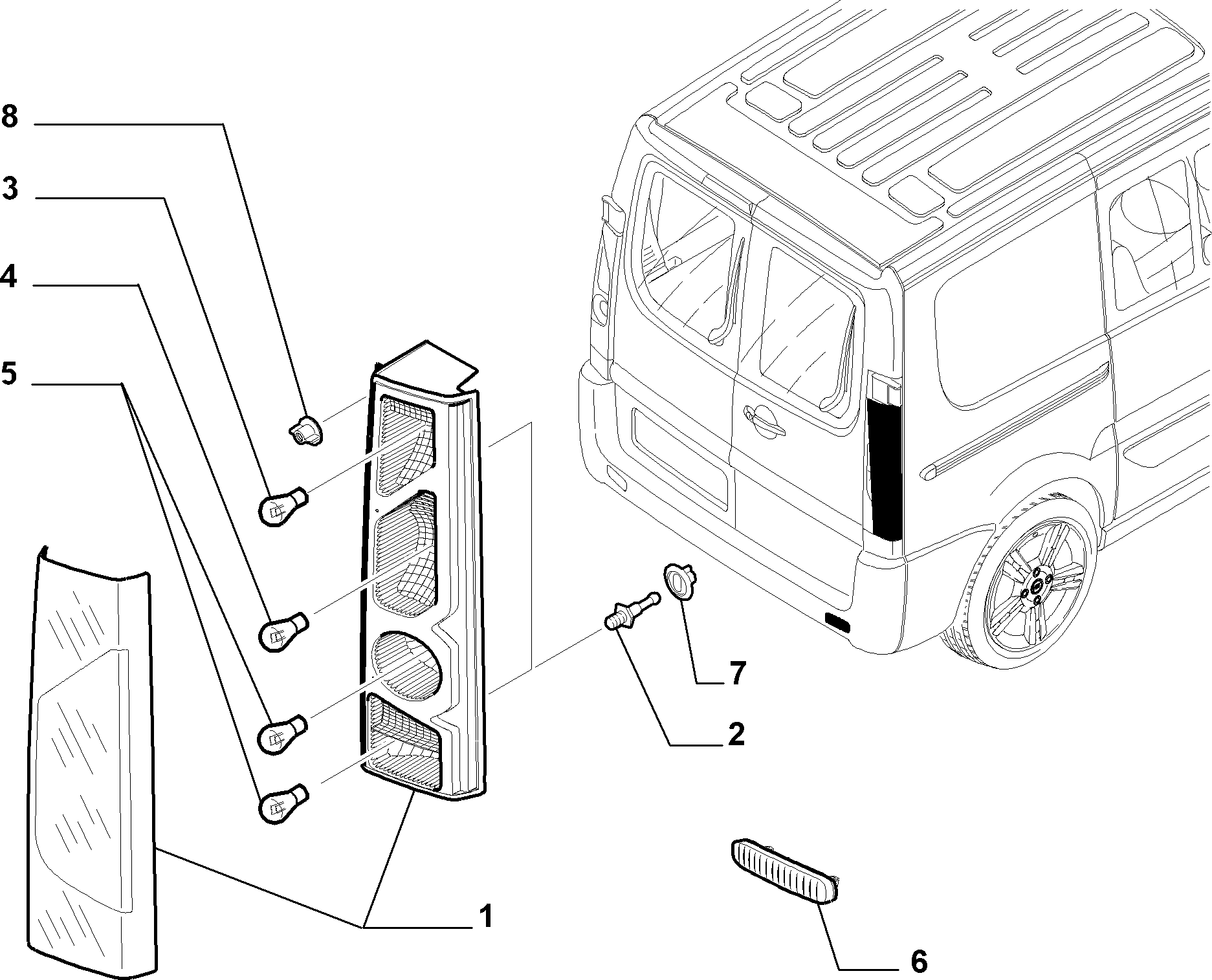 FCA 9659830680 - Reflector allinparts.ro