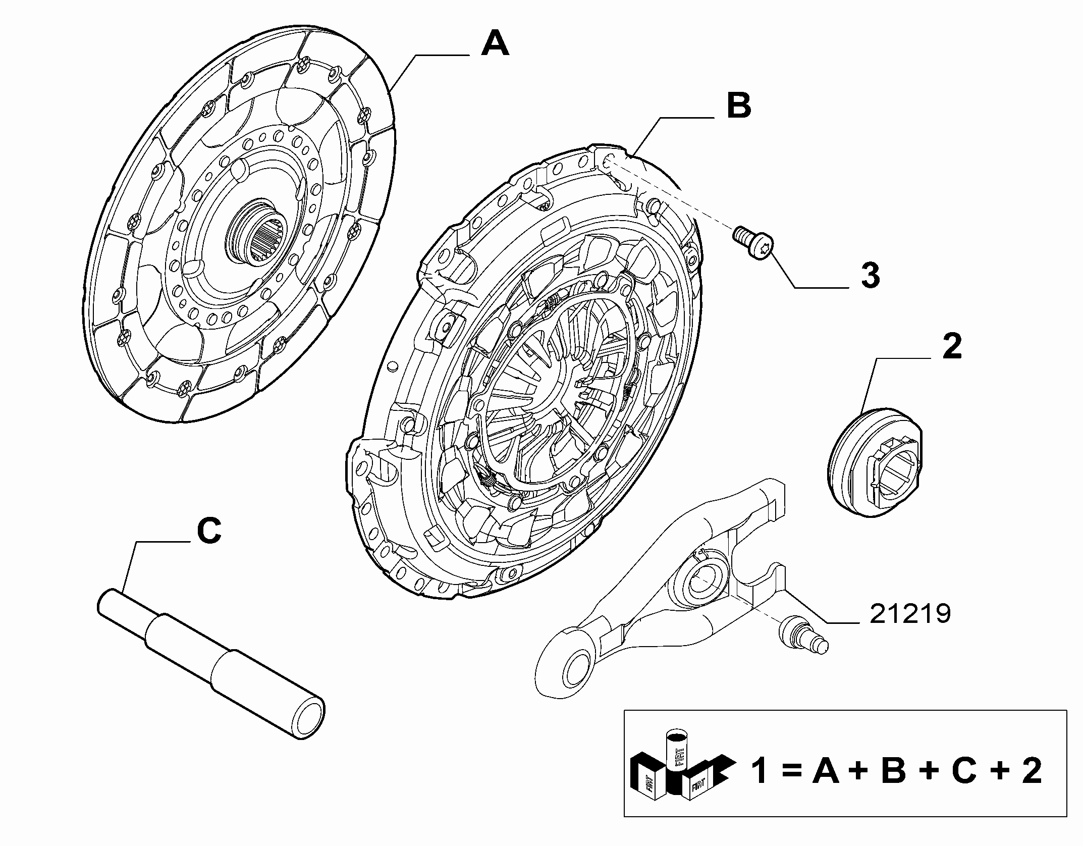 FCA 9467638080 - Set ambreiaj allinparts.ro