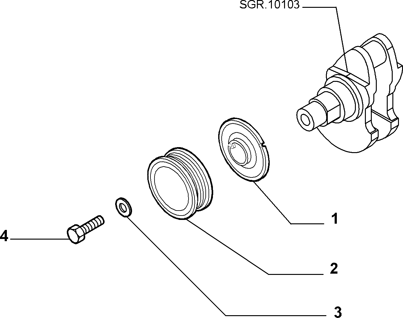 FCA 9634848980 - Set curea de distributie allinparts.ro