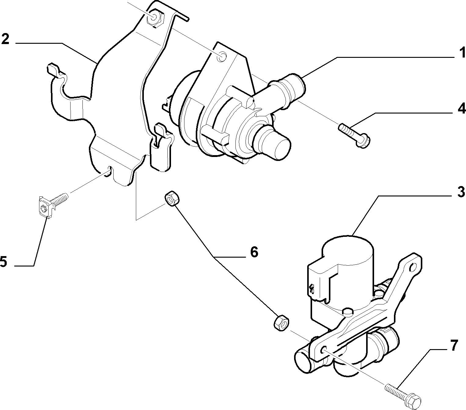 FCA 1400971480 - Set pompa apa + curea dintata allinparts.ro