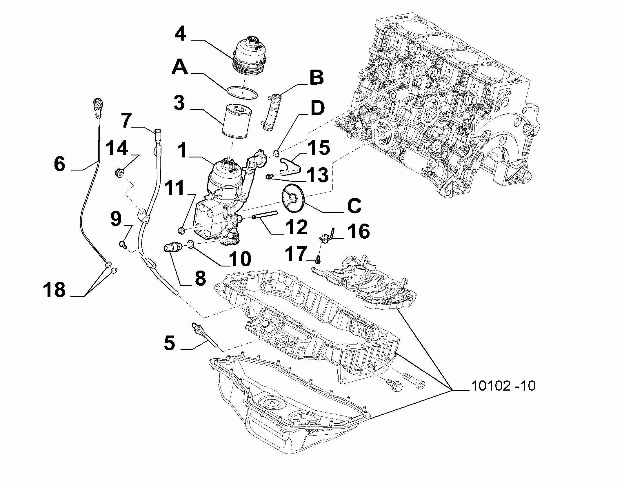 FCA 9467521180 - Filtru ulei allinparts.ro