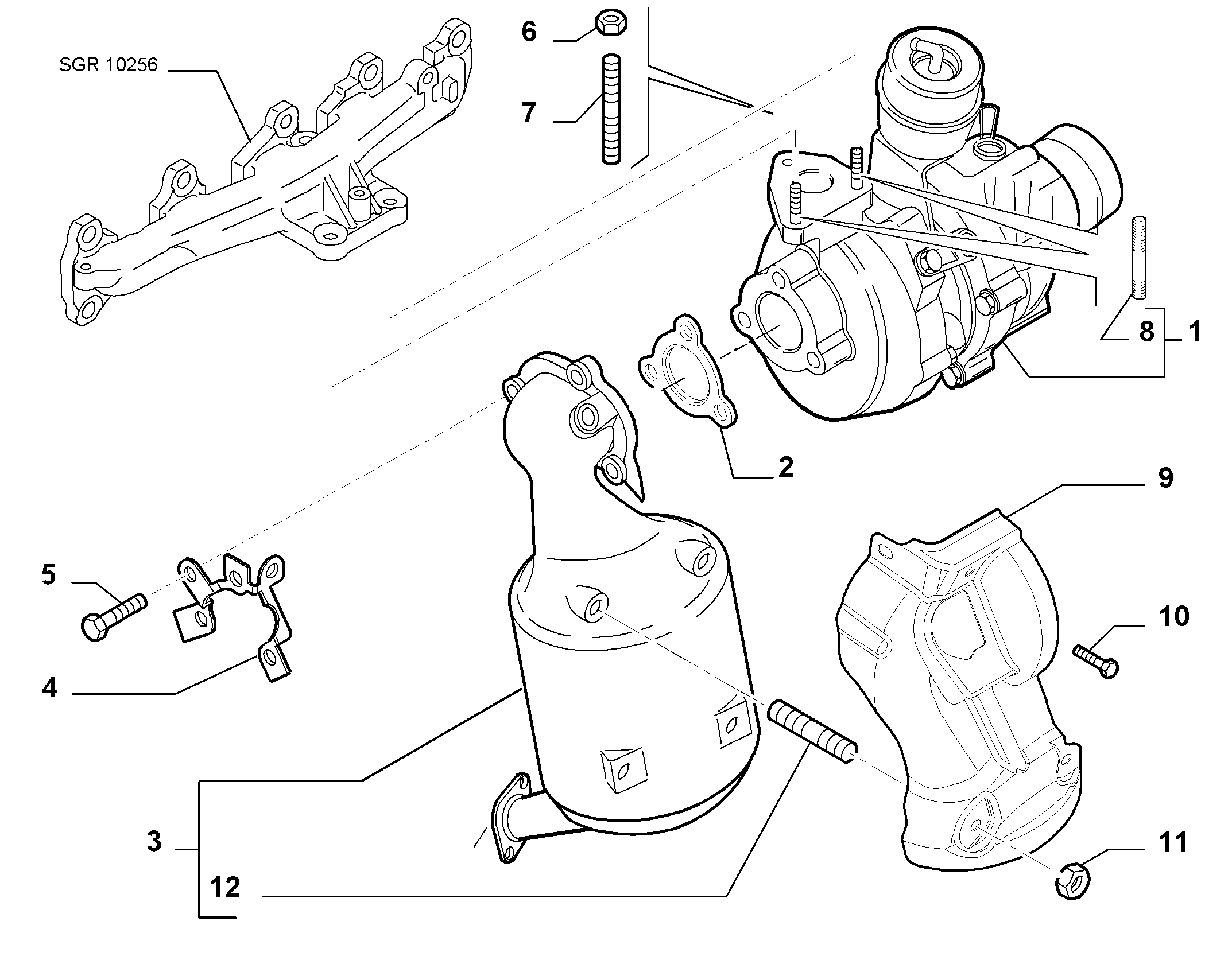 FCA 55215012 - Catalizator allinparts.ro