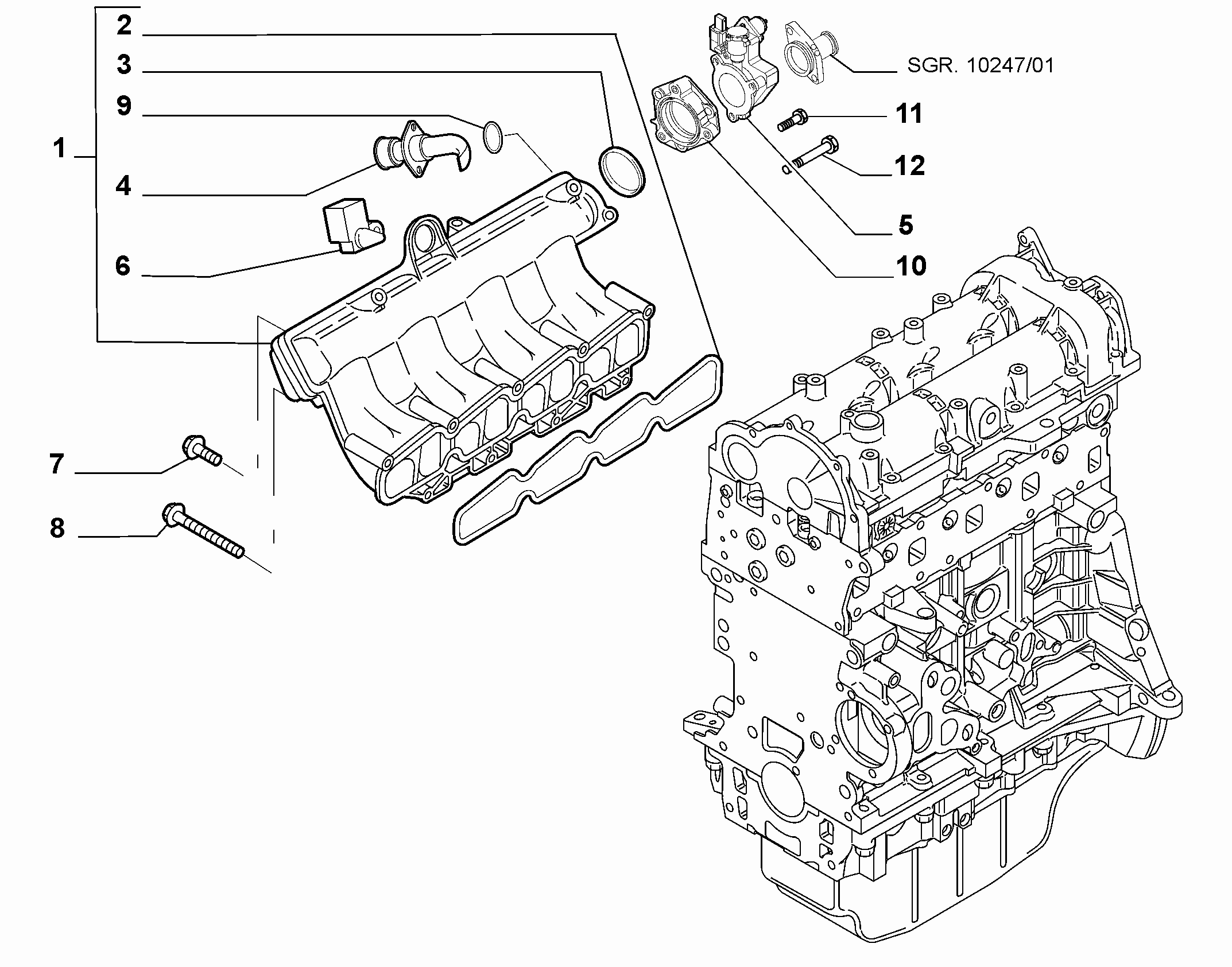 GM 55 21 92 98 - Senzor, presiune galerie admisie allinparts.ro