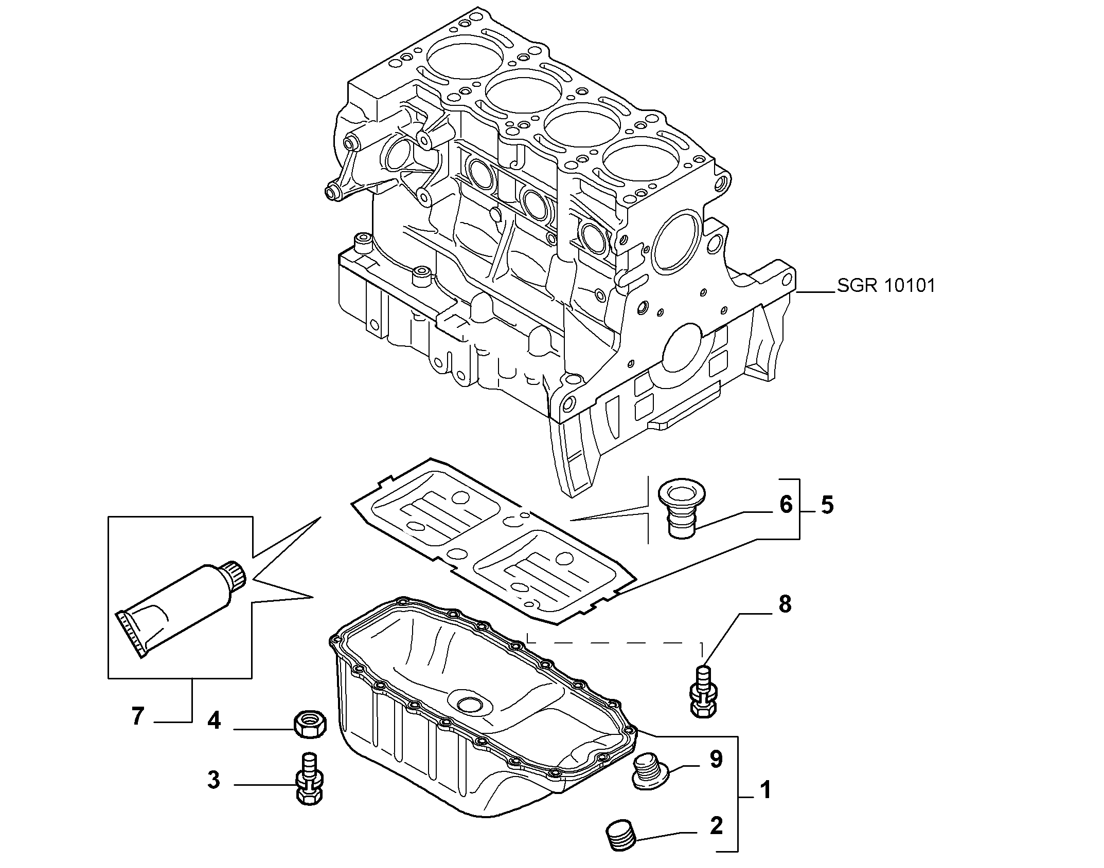 FCA 55197679 - Baie ulei allinparts.ro