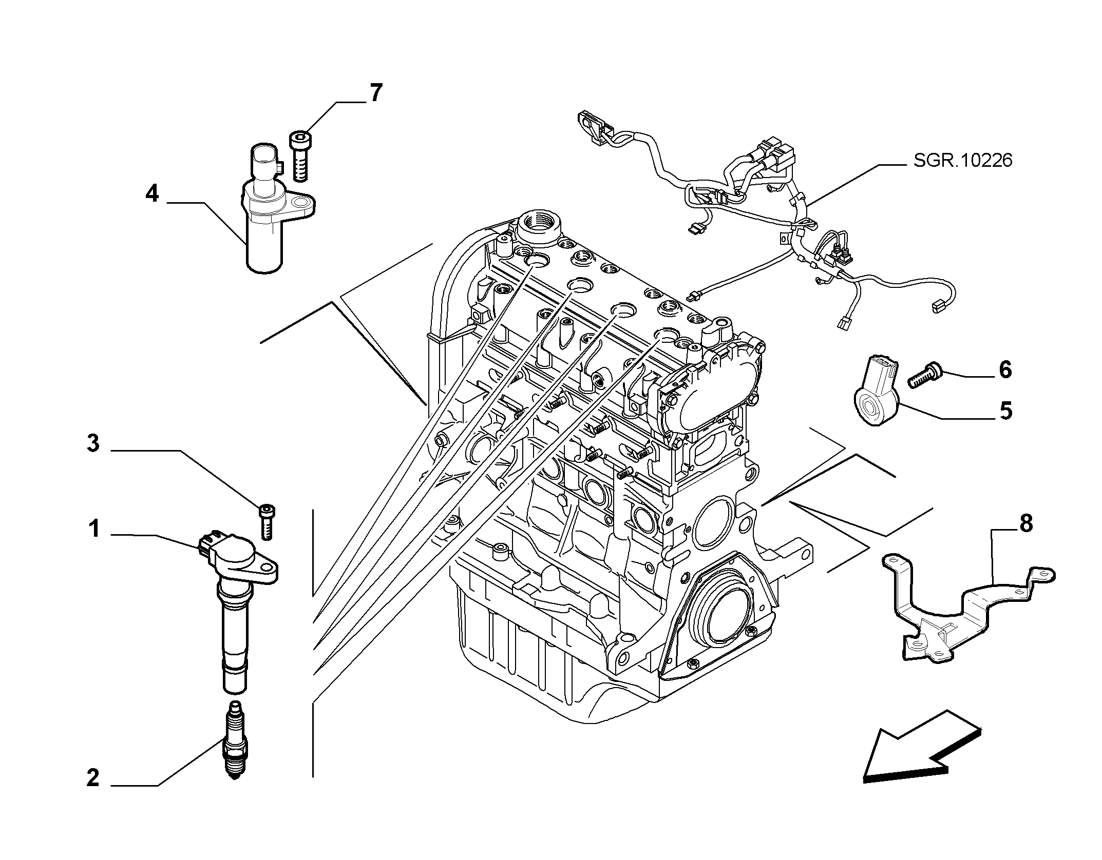 PSA 55188857 - Bujii allinparts.ro