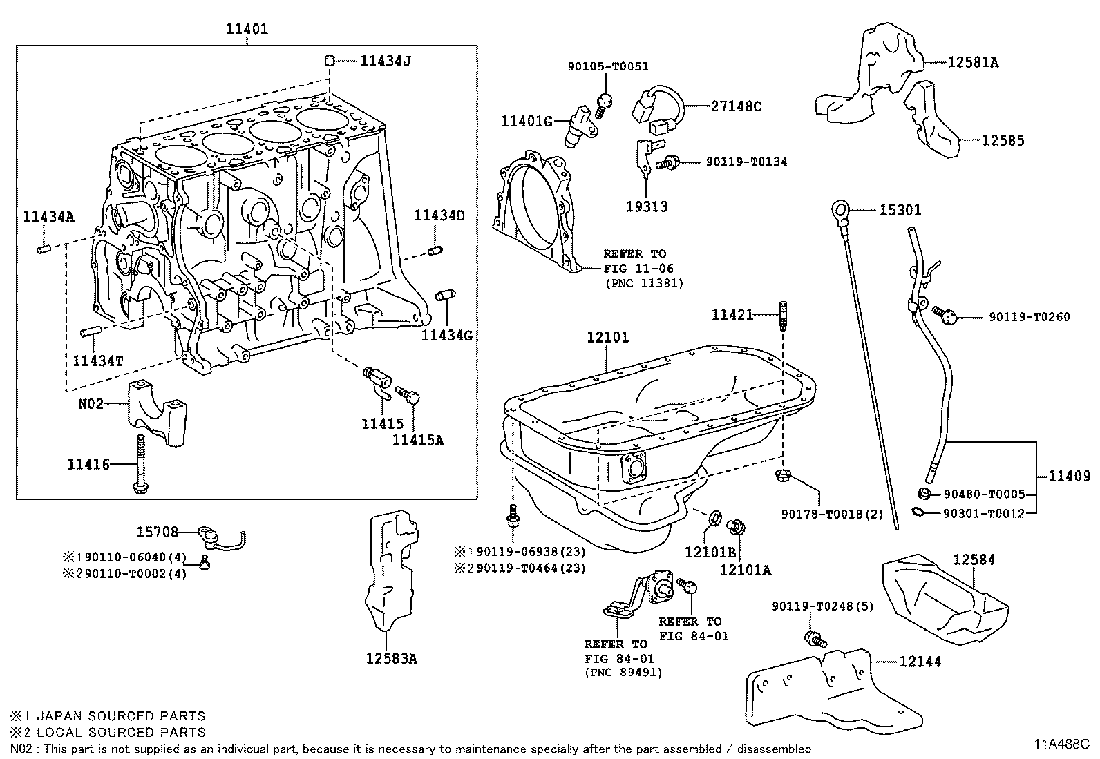 TOYOTA 9008043030 - Inel etansare, surub drena ulei allinparts.ro