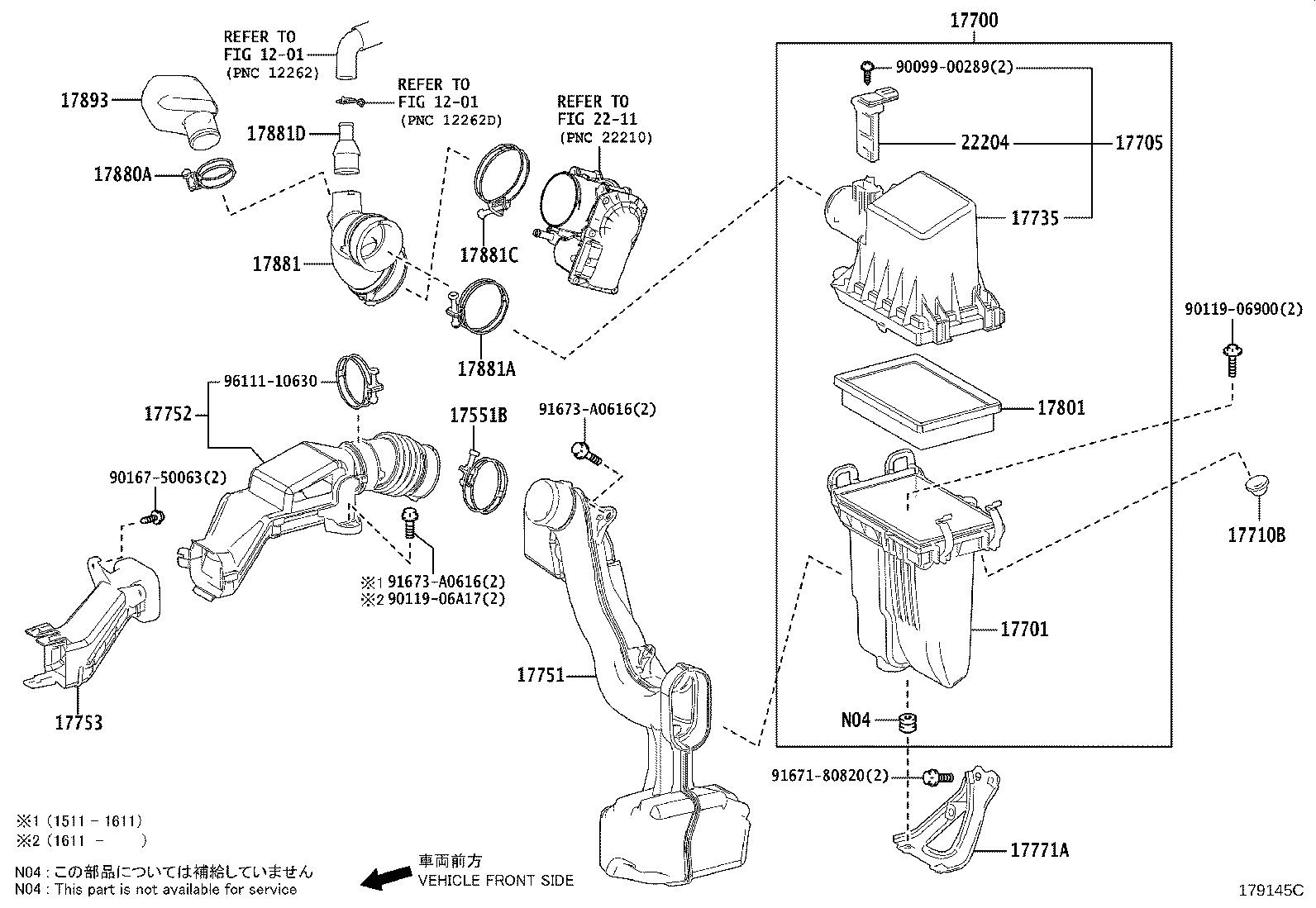 TOYOTA 9611110430 - Bec incandescent, bec lumina zi allinparts.ro