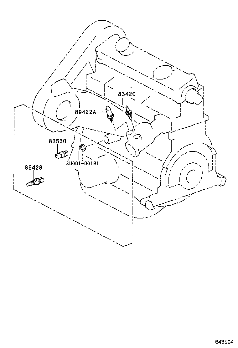 PSA 89422-02020 - Senzor,temperatura lichid de racire allinparts.ro