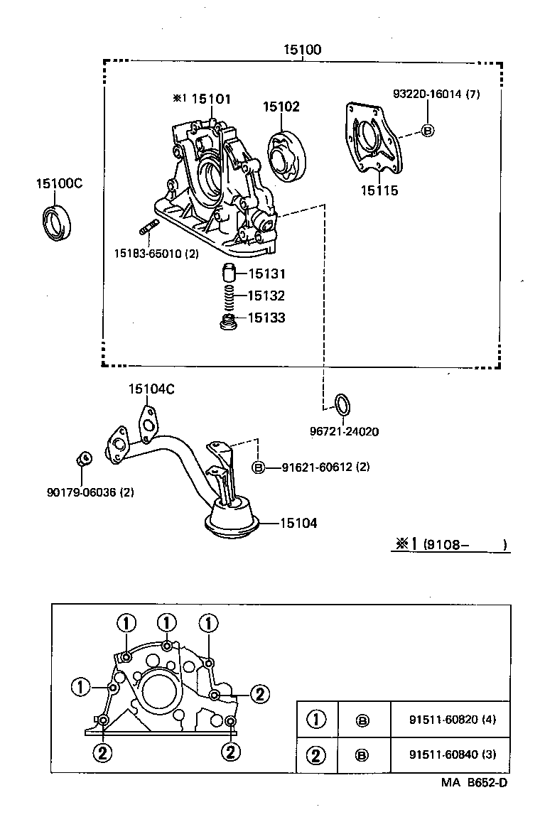 TOYOTA 90311-40013 - Simering, arbore cotit allinparts.ro