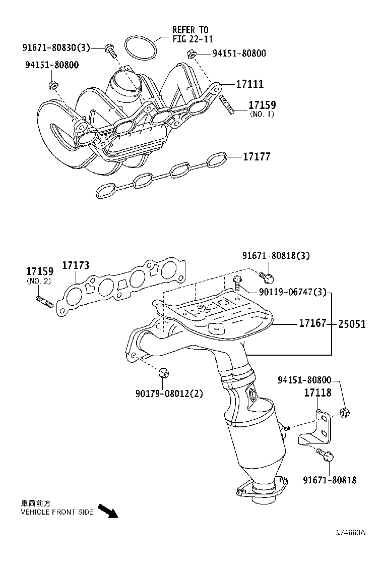 TOYOTA 250510J020 - Catalizator allinparts.ro