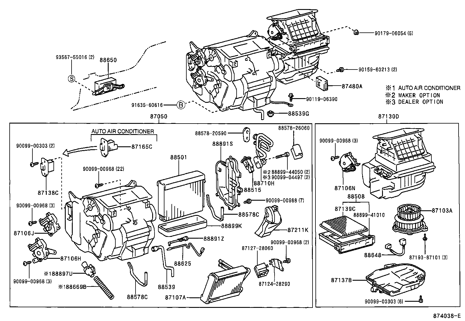 TOYOTA 8889941010 - Filtru, aer habitaclu allinparts.ro