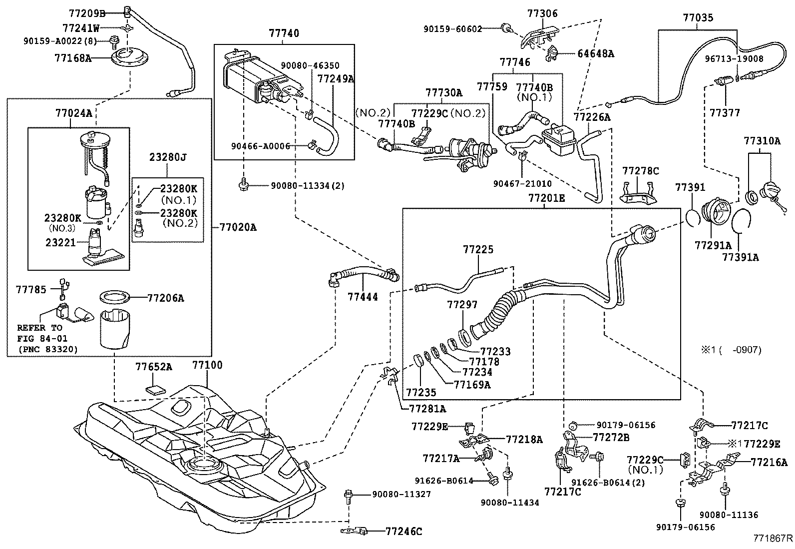 TOYOTA 23220-0H060 - Pompa combustibil allinparts.ro