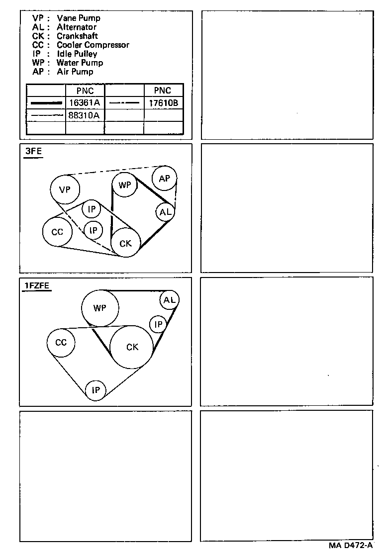 TOYOTA 90916 02353 - Curea transmisie allinparts.ro