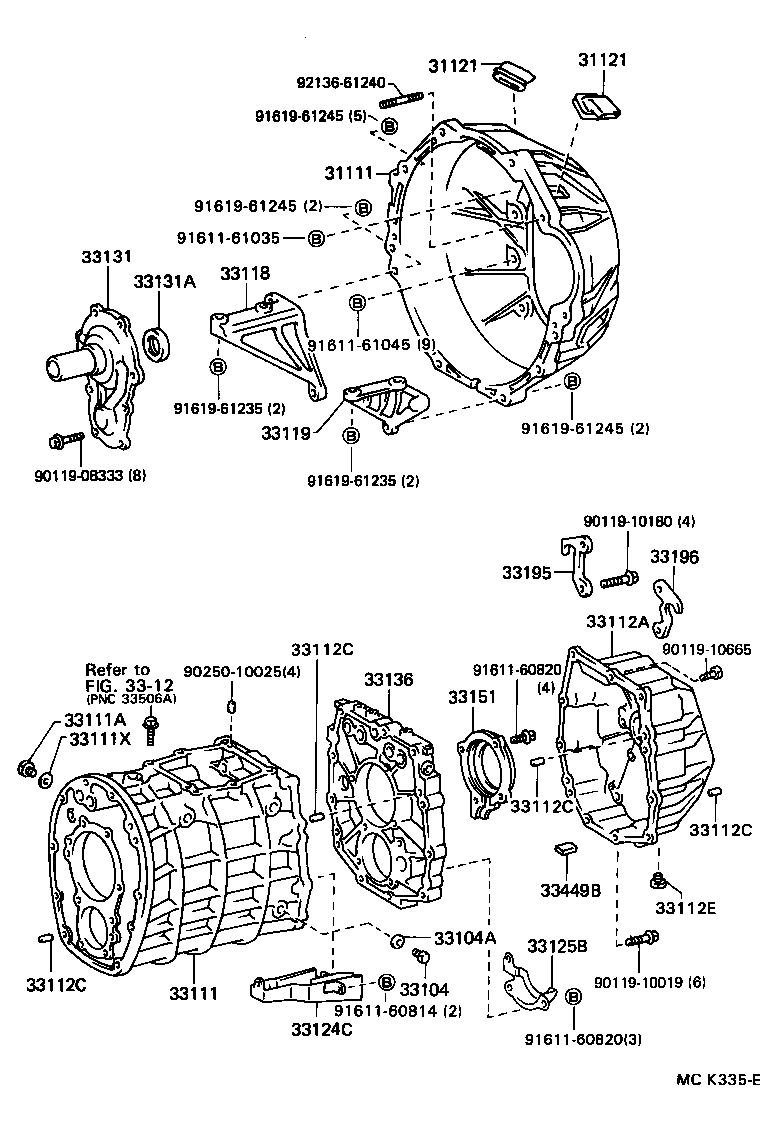 TOYOTA 9031135023 - Simering, ax cu came allinparts.ro
