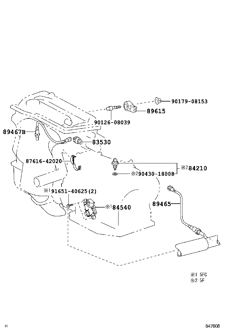 TOYOTA 8946733160 - Sonda Lambda allinparts.ro