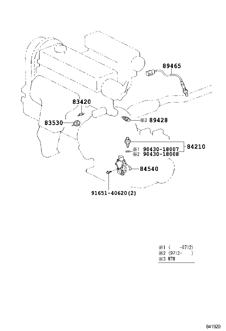 TOYOTA 89465-10070 - Sonda Lambda allinparts.ro