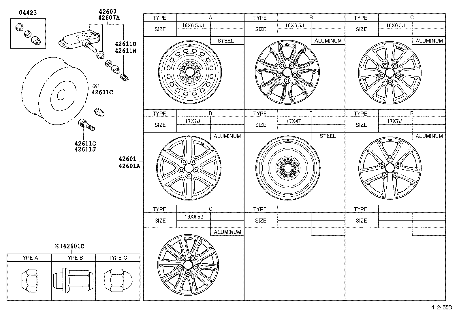 TOYOTA 42607-06011 - Senzor, sistem de control al presiunii pneuri allinparts.ro