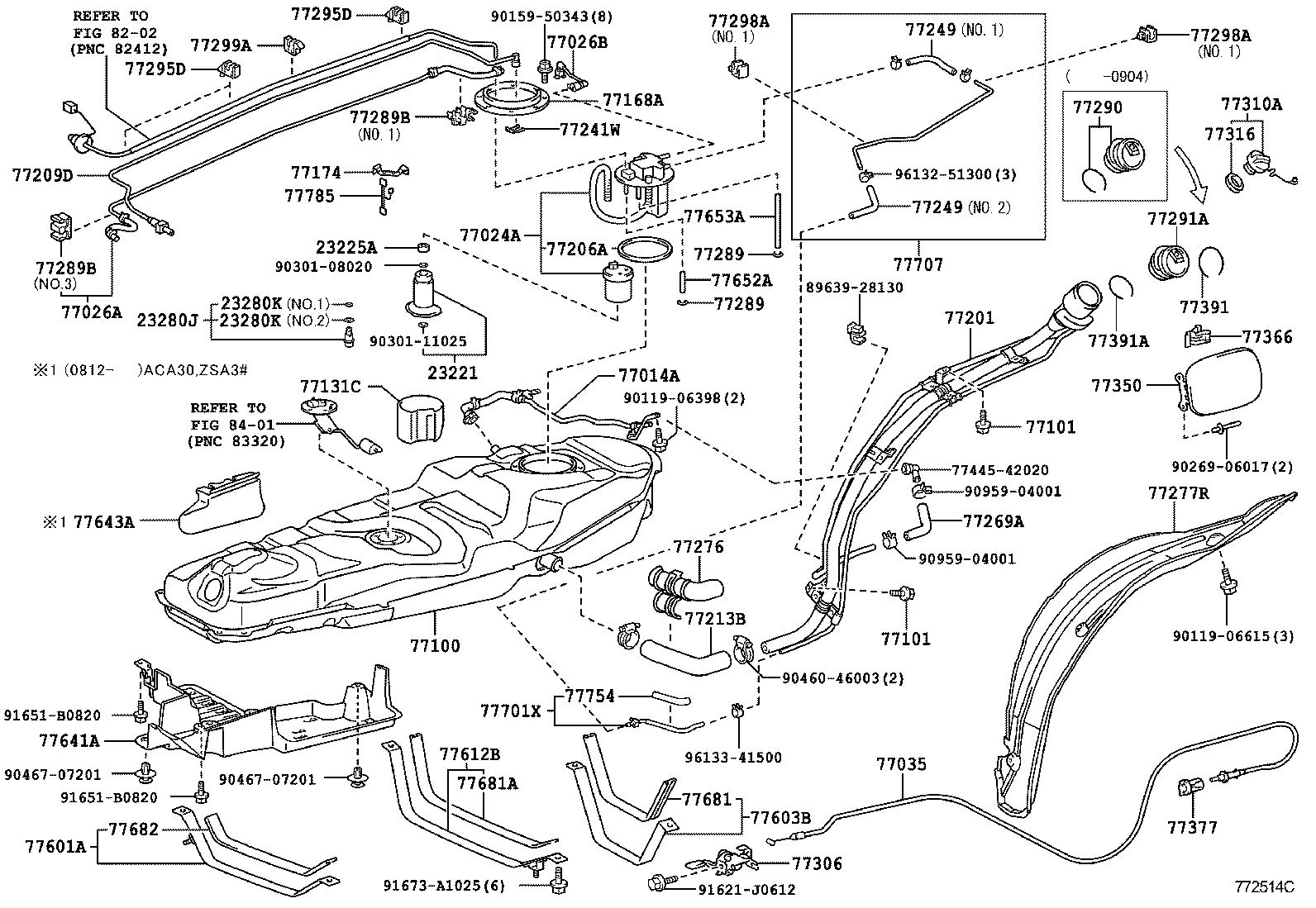 TOYOTA 2322036010 - Pompa combustibil allinparts.ro
