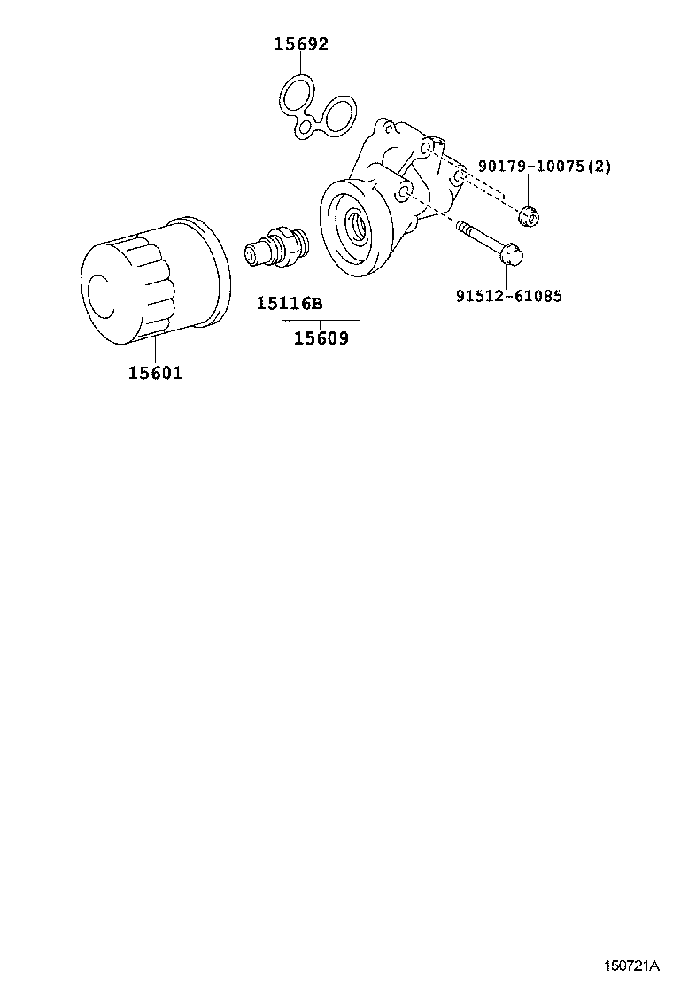 TOYOTA 90915-30003 - Filtru ulei allinparts.ro