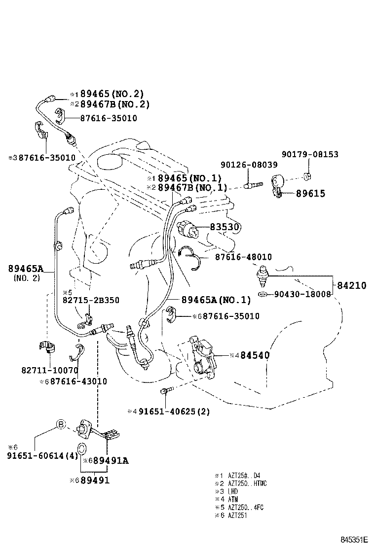 TOYOTA 89465-05120 - Sonda Lambda allinparts.ro