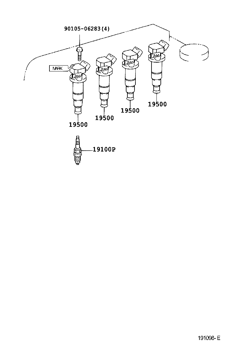 TOYOTA 90919-02239 - Bobina de inductie allinparts.ro