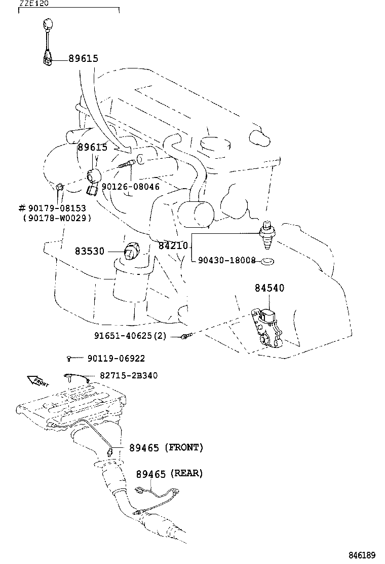 TOYOTA 8946505080 - Sonda Lambda allinparts.ro
