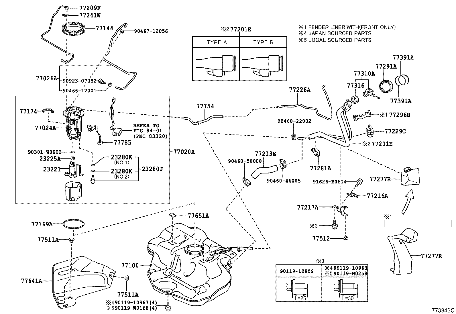 TOYOTA 23220-0Q041 - Pompa combustibil allinparts.ro