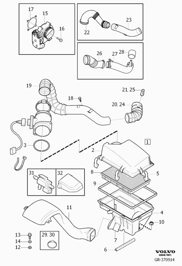 OEM 3524462 - Garnitura etansare arbore, ax compresor allinparts.ro