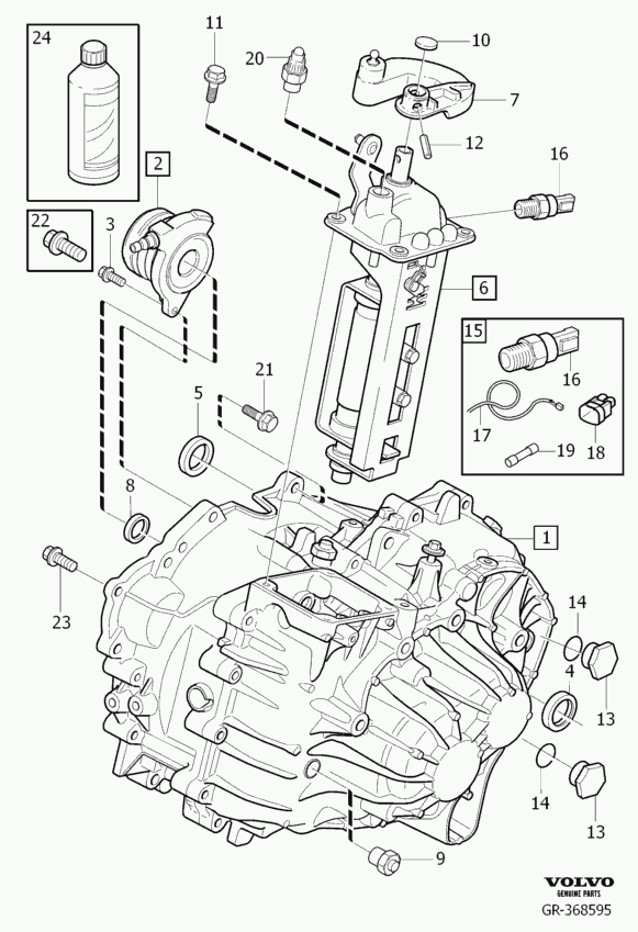 Volvo 9143885 - Simering, cutie de transfer allinparts.ro