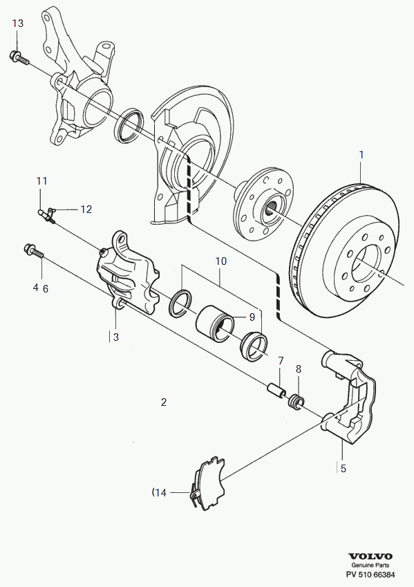 Volvo 8251694 - Etrier frana allinparts.ro